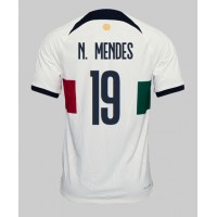Portugal Nuno Mendes #19 Replica Away Shirt World Cup 2022 Short Sleeve